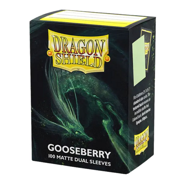 Standard Dragon Shield Sleeves (100) - Matte Dual Gooseberry